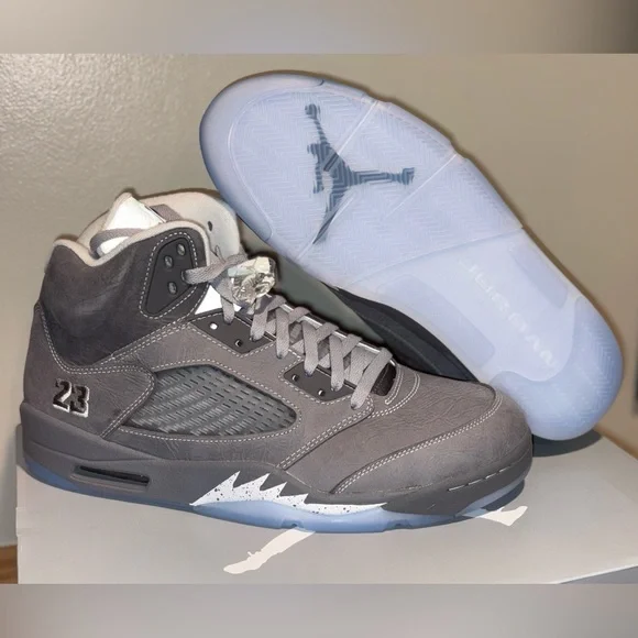 Jordan 5 Wolf Grey 2026 Size 12.5 - Picture 2 of 7